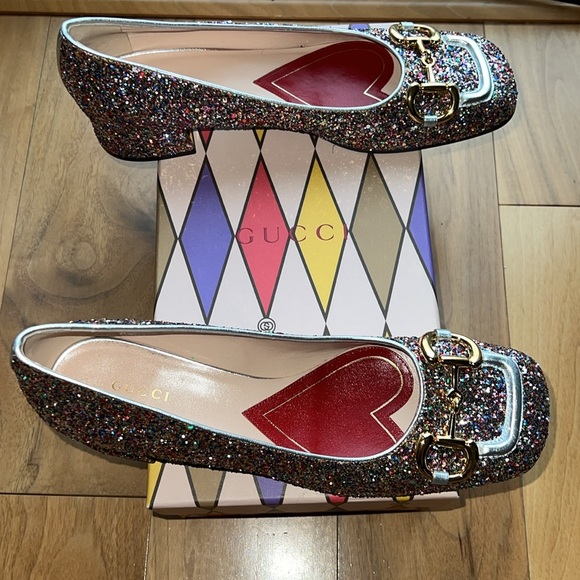 Gucci Lovelight Crystal ballet flat with horsebit - Picture 13 of 15